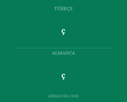 ç - ç