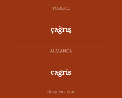 cagris - çağrış