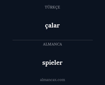 çalar - spieler