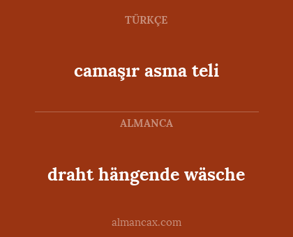 draht hängende wäsche - camaşır asma teli