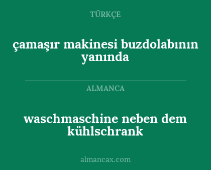 çamaşır makinesi buzdolabının yanında - waschmaschine neben dem kühlschrank