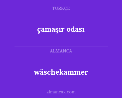 wäschekammer - çamaşır odası