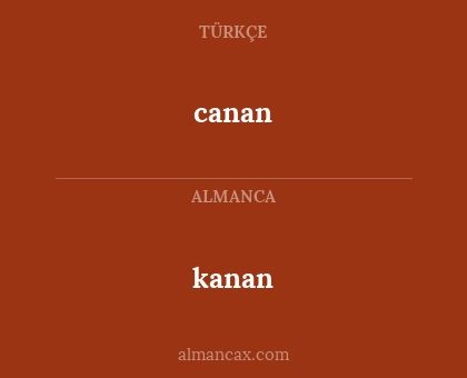 canan - kanan