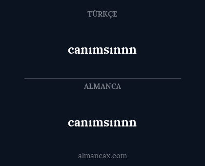 canımsınnn - canımsınnn