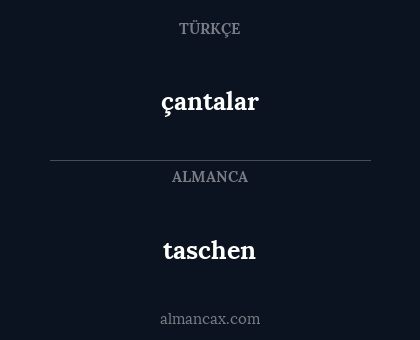 taschen - çantalar