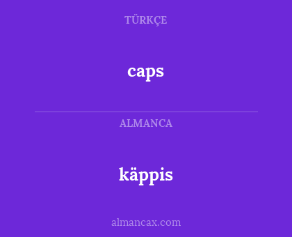 käppis - caps