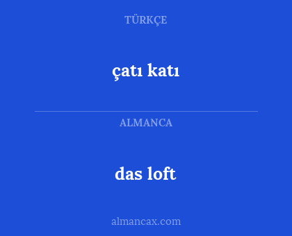 das loft - çatı katı