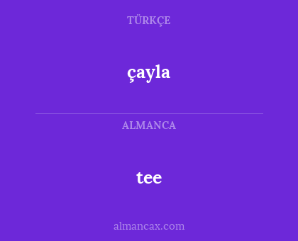 çayla - tee