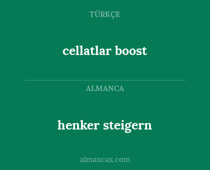 cellatlar boost - henker steigern