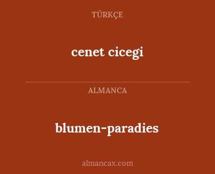 blumen-paradies - cenet cicegi