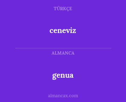 ceneviz - genua