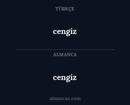 cengiz - cengiz