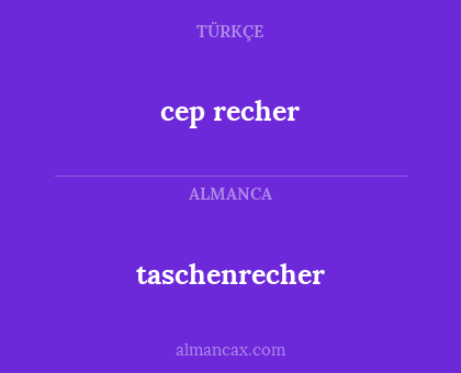 cep recher - taschenrecher