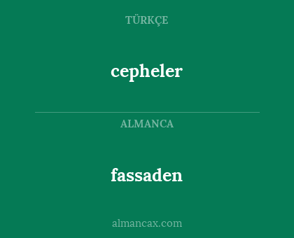 fassaden - cepheler