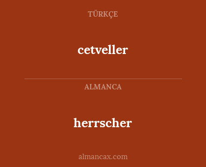 herrscher - cetveller