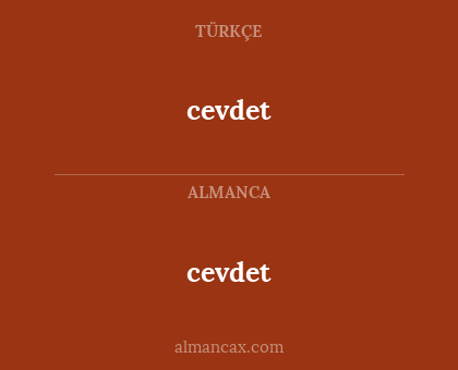 cevdet - cevdet