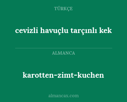 karotten-zimt-kuchen - cevizli havuçlu tarçınlı kek