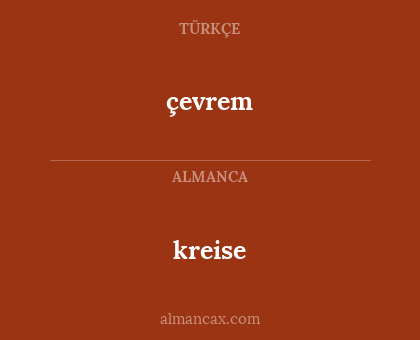 kreise - çevrem