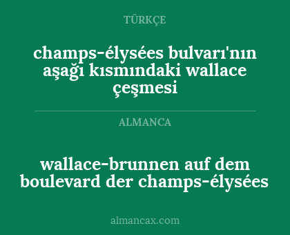 champs-élysées bulvarı'nın aşağı kısmındaki wallace çeşmesi - wallace-brunnen auf dem boulevard der champs-élysées
