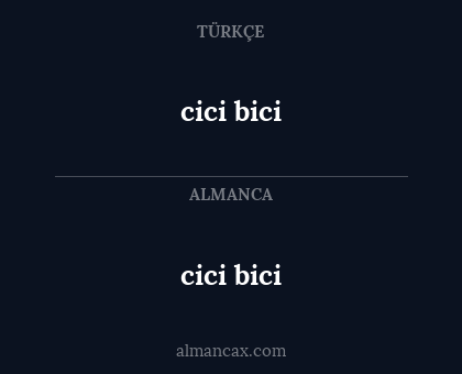 cici bici - cici bici