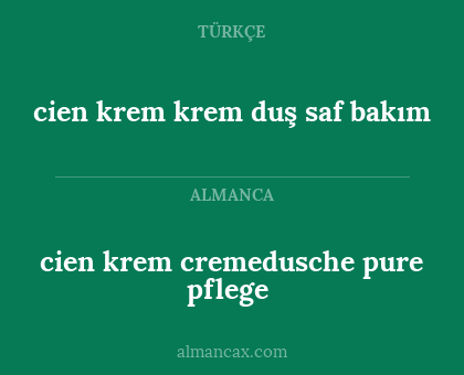 cien krem krem duş saf bakım - cien krem cremedusche pure pflege