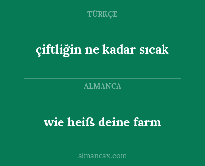 wie heiß deine farm - çiftliğin ne kadar sıcak