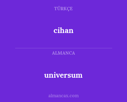 cihan - universum