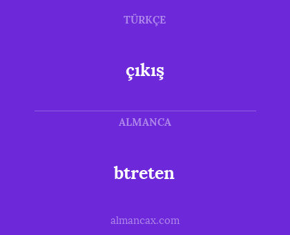 çıkış - btreten