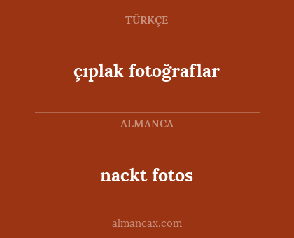 çıplak fotoğraflar - nackt fotos