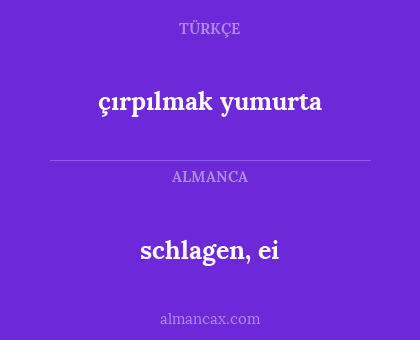 schlagen, ei - çırpılmak yumurta
