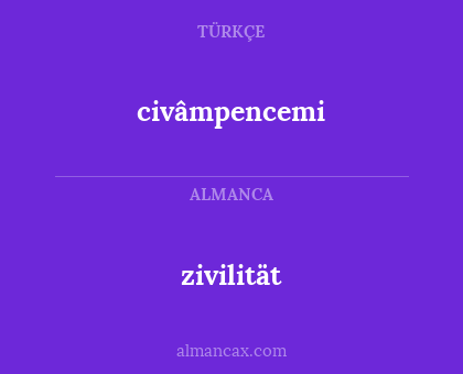 zivilität - civâmpencemi