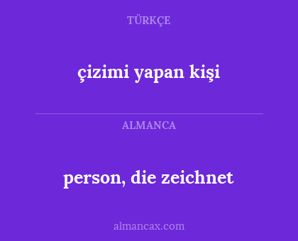 çizimi yapan kişi - person, die zeichnet