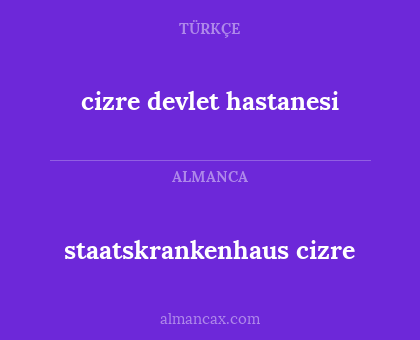 cizre devlet hastanesi - staatskrankenhaus cizre
