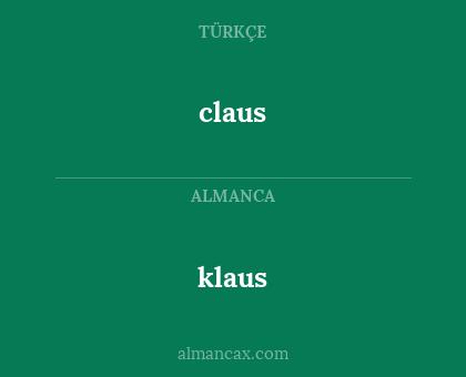 claus - klaus