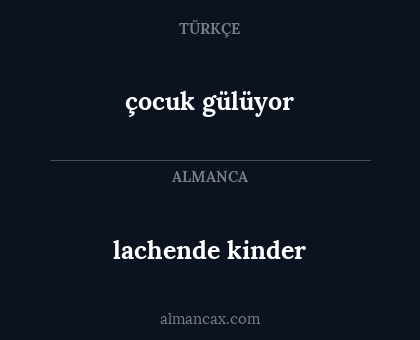 lachende kinder - çocuk gülüyor