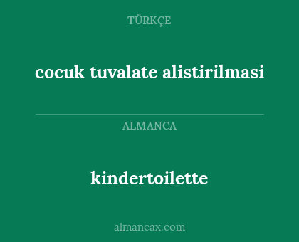 kindertoilette - cocuk tuvalate alistirilmasi