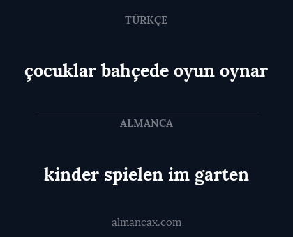 çocuklar bahçede oyun oynar - kinder spielen im garten