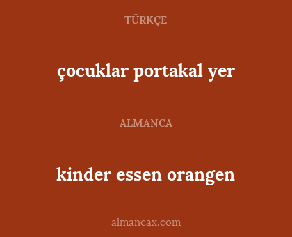 kinder essen orangen - çocuklar portakal yer