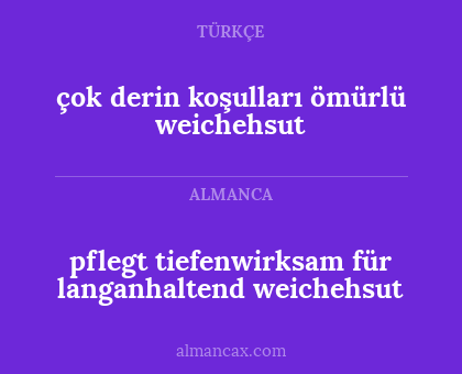 pflegt tiefenwirksam für langanhaltend weichehsut - çok derin koşulları ömürlü weichehsut