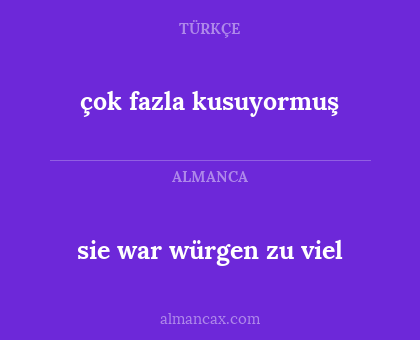 sie war würgen zu viel - çok fazla kusuyormuş