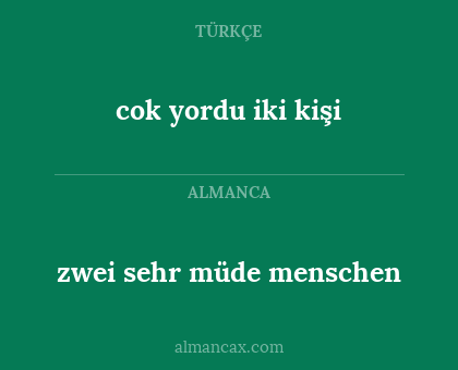 zwei sehr müde menschen - cok yordu iki kişi