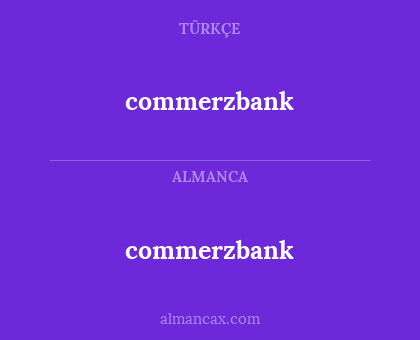 commerzbank - commerzbank