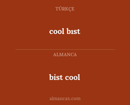 bist cool - cool bıst