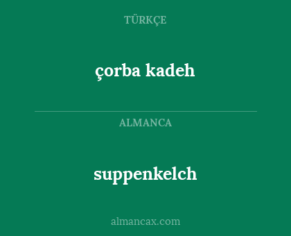 suppenkelch - çorba kadeh