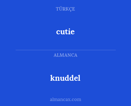 cutie - knuddel