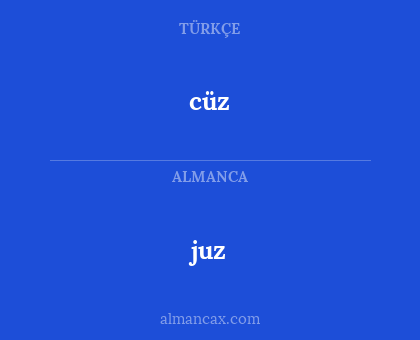 cüz - juz