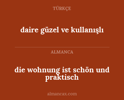 daire güzel ve kullanışlı - die wohnung ist schön und praktisch