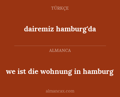 dairemiz hamburg'da - we ist die wohnung in hamburg