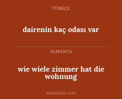 dairenin kaç odası var - wie wiele zimmer hat die wohnung