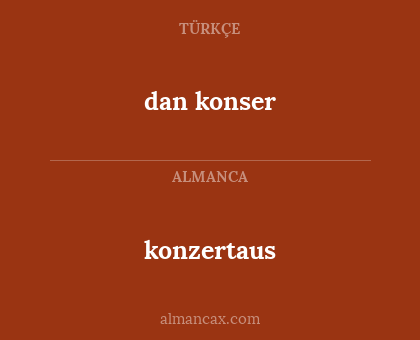 dan konser - konzertaus